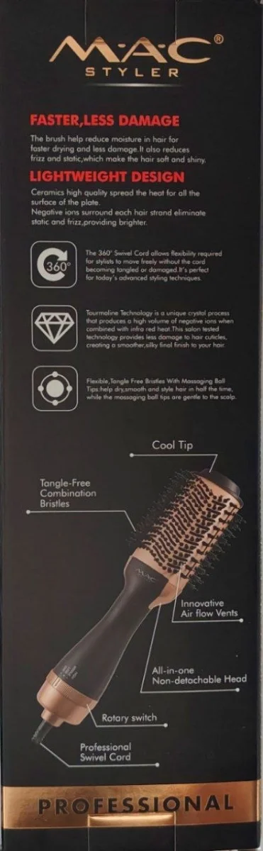 MAC Styler Hair Dryer Щетка для укладки волос горячим воздухом
