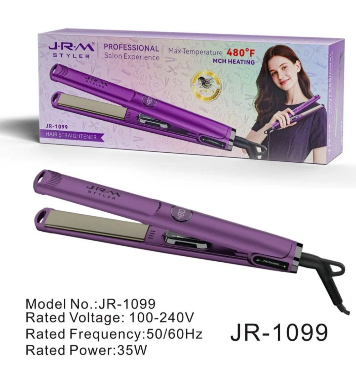 JRM JR-1099 Профессиональный выпрямитель волос