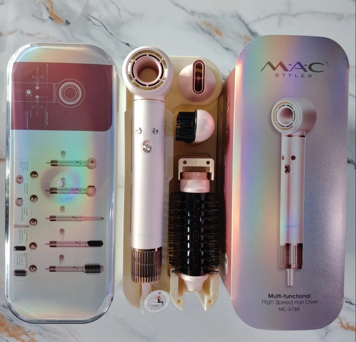 MAC STYLER МС-6788 Многофункциональный высокоскоростной фен-стайлер