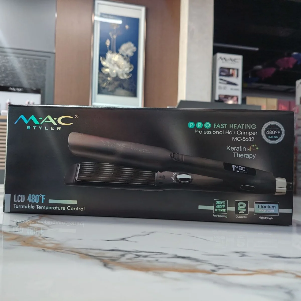 MAC STYLER МС-5682 Профессиональный утюжка-гофре для волос