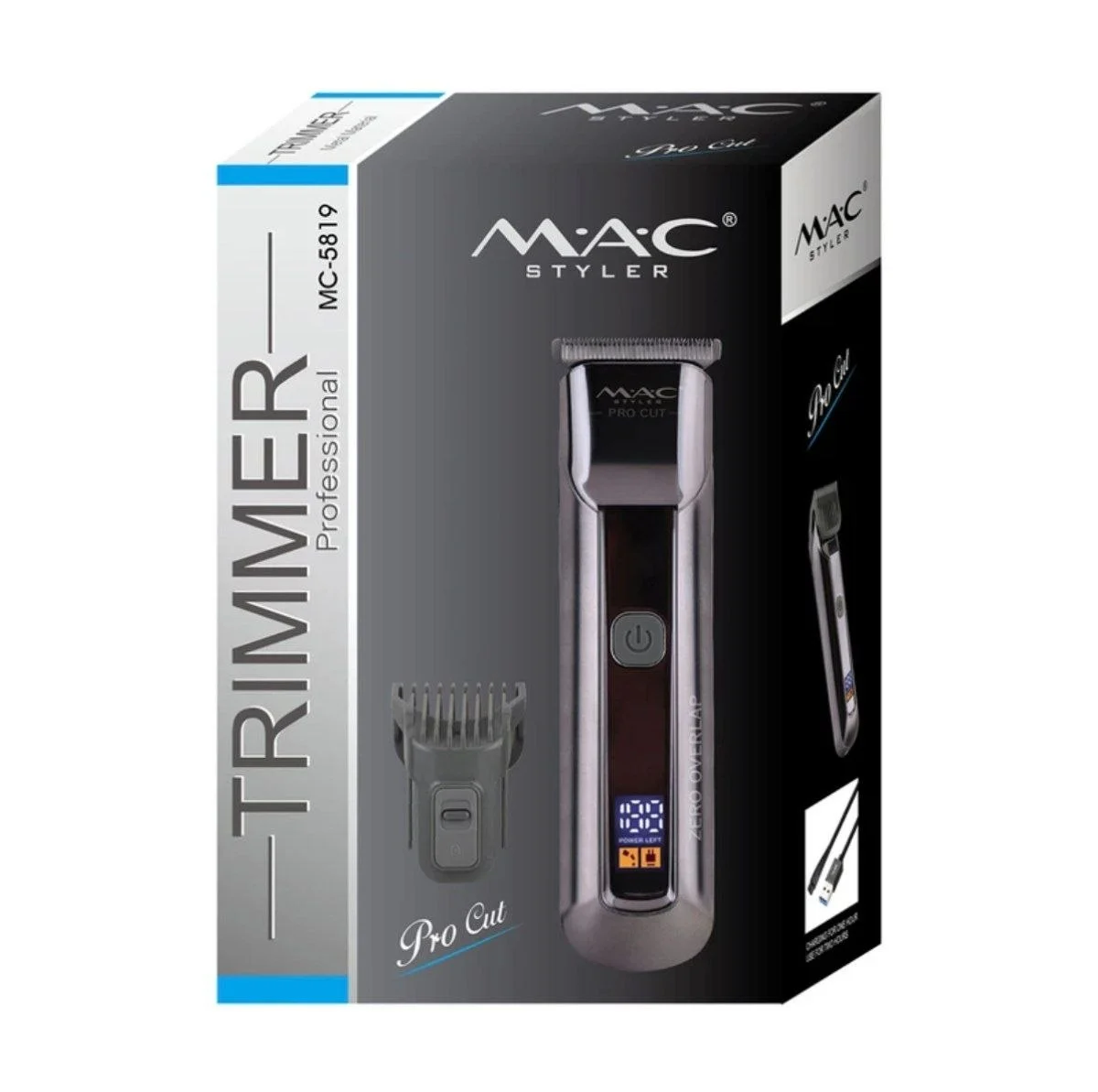 MAC STYLER МС-5819 Профессиональный триммер для стрижки волос бороды и усов