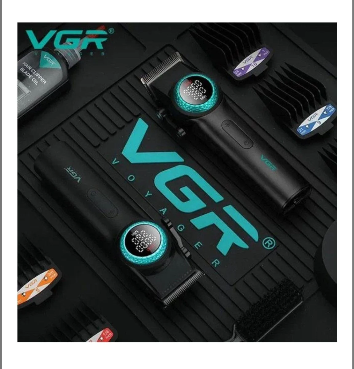 VGR V-001 Высокоскоростная беспроводная машинка для стрижки волос