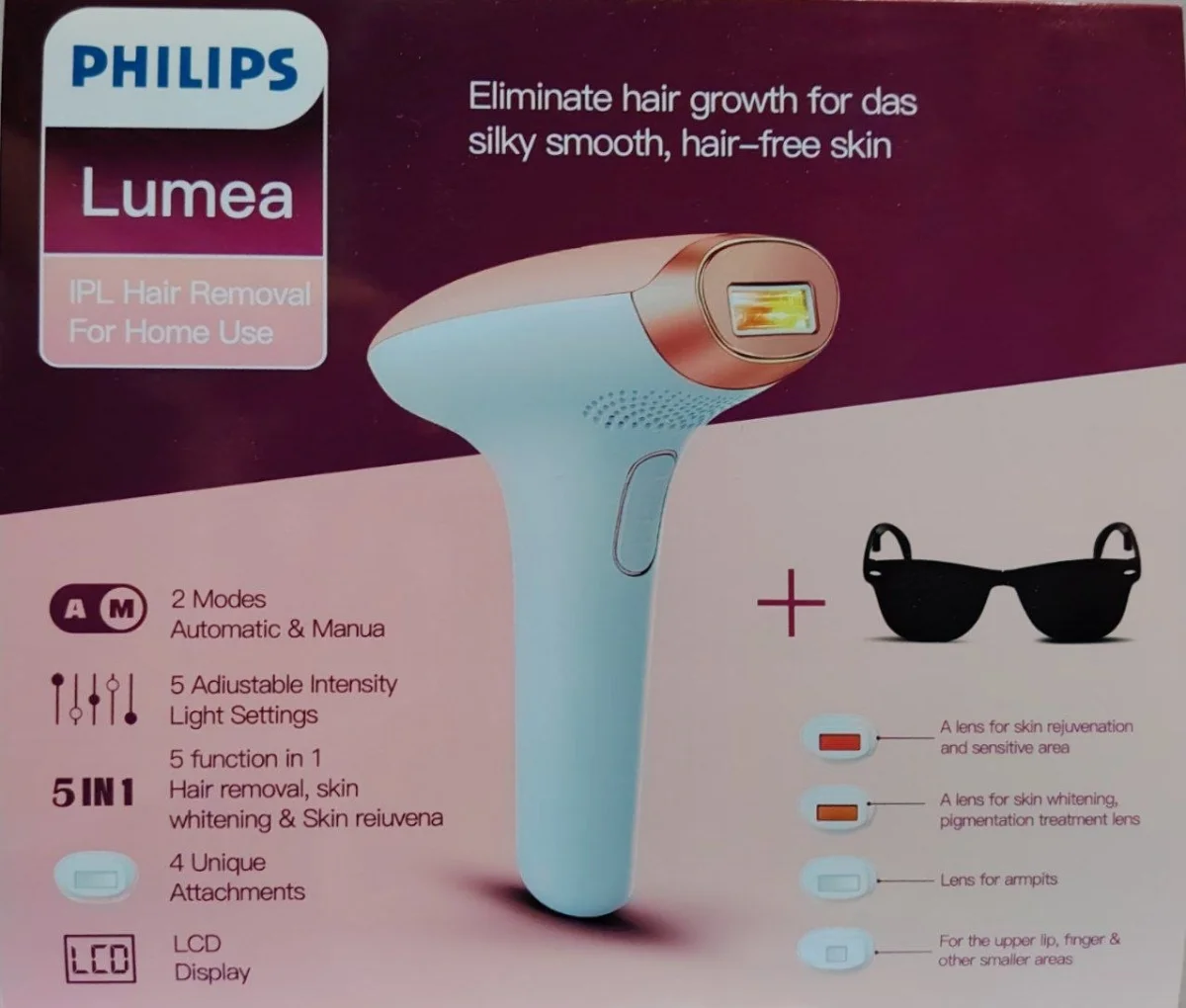 Philips Lumea Фотоэпилятор для удаления волос и ухода за кожей