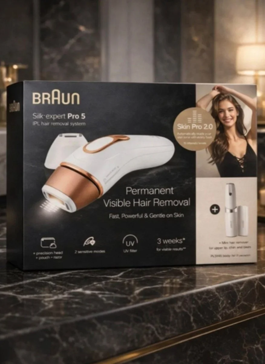 BRAUN Silk-expert Pro5 PL5146 Фотоэпилятор для удаления волос на теле и лице