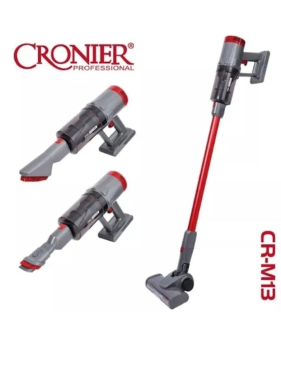 Cronier CR-М13 Профессиональный беспроводной вертикальный пылесос 3-в-1