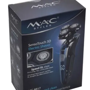 MAC STYLER МС-8817 Мужская роторная электробритва 3D